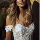 Robe de Mariée Princesse Col Bateau