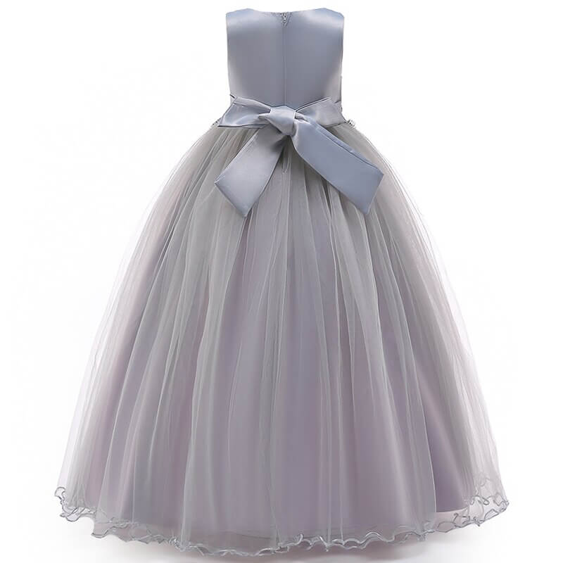 Robe Cérémonie Fille Grise Princesse Magique - Main Image
