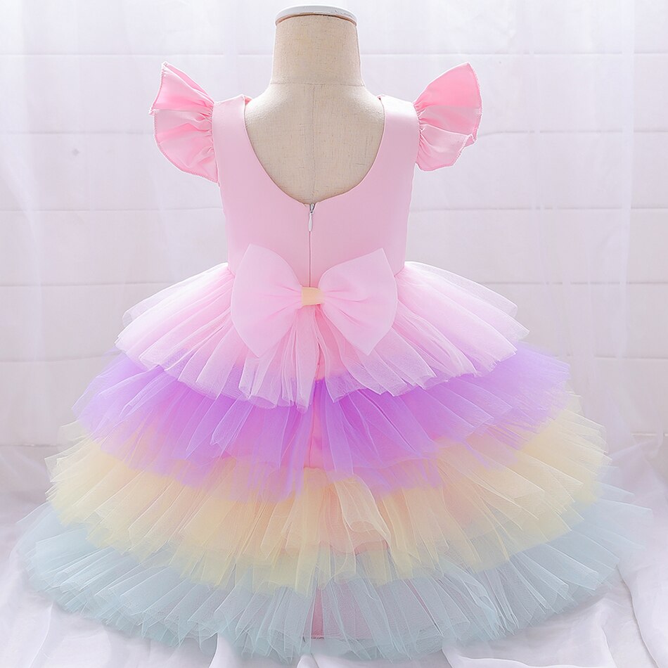 Déguisement Princesse Rose Petite Fille