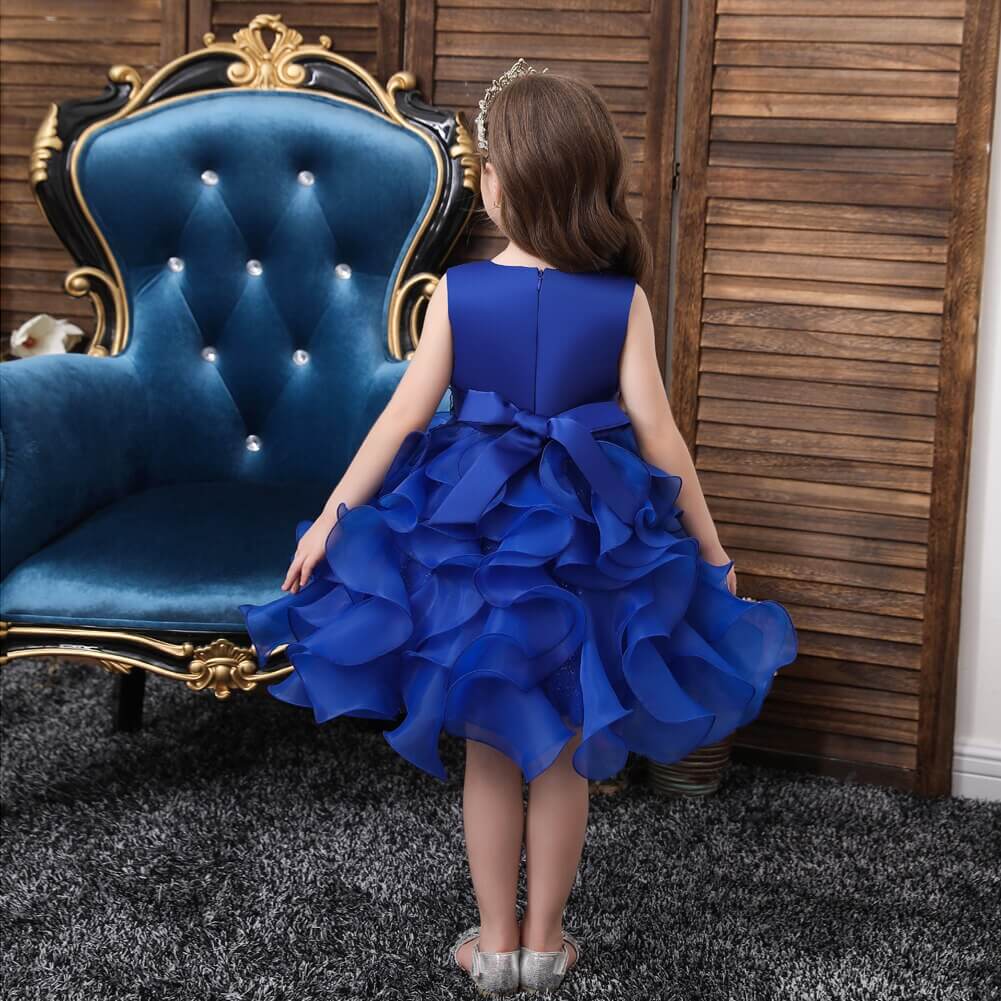 Robe soiree princesse bleu