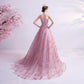 Robe Princesse Femme Rose Paillette