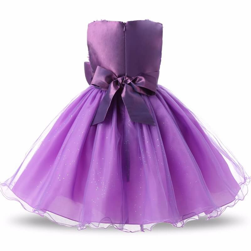 Robe princesse 2025 violette fille