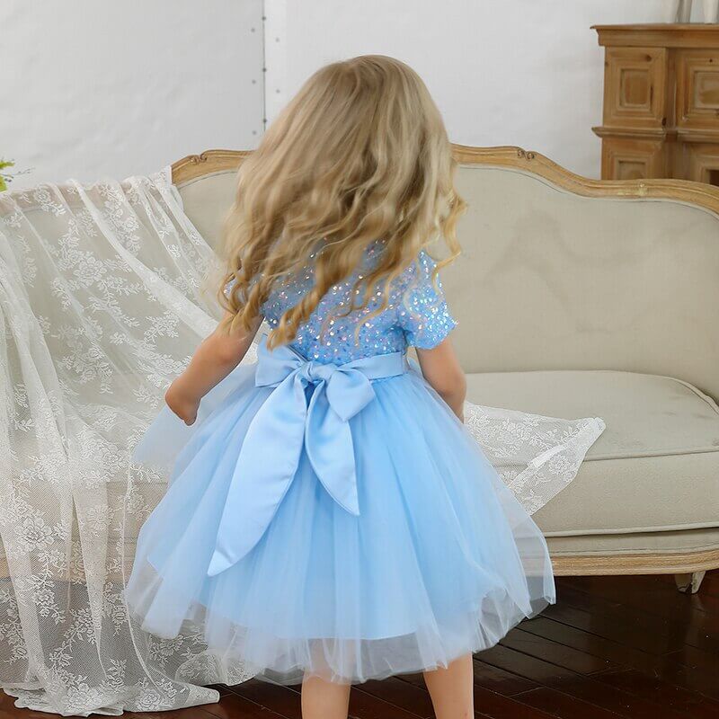 Robe de princesse bleue sale