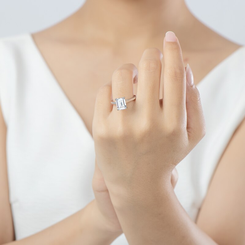 Bague argent diamant femme