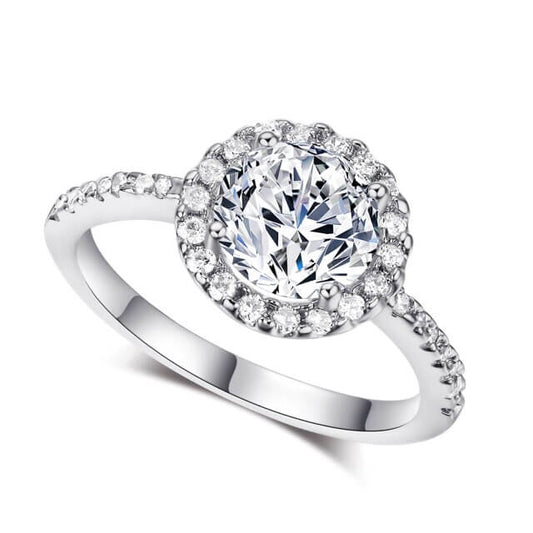 Bague monture princesse