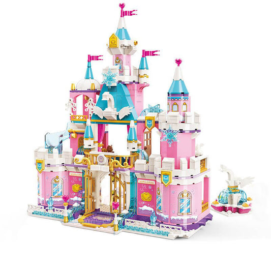 Chateau de princesse rose