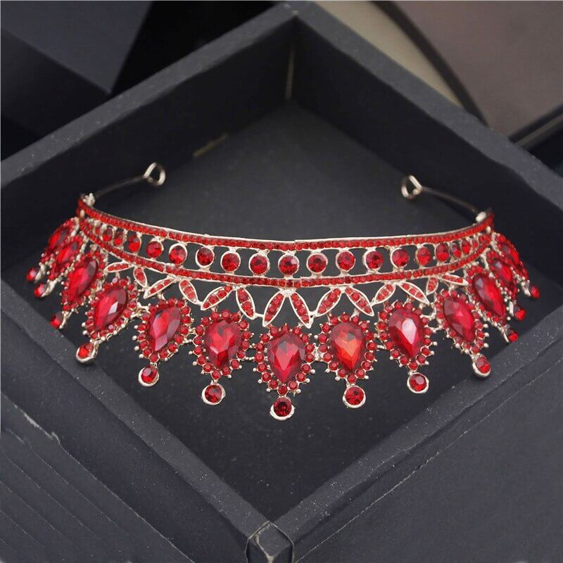 Couronne cristal rubis