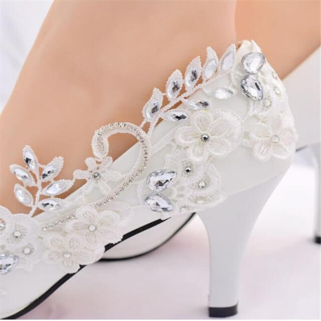 Cuir chaussure princesse femme