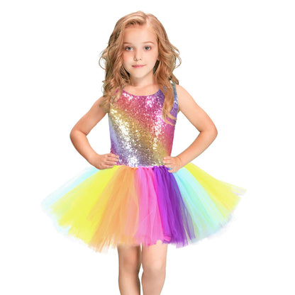 Deguisement princesse multicolore