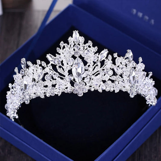 Diadème Bijoux Mariage Couronne De Strass Cristal Princesse Diadème Bijoux Mariage Couronne De Strass Cristal Princesse