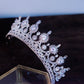 Diademe strass bleu