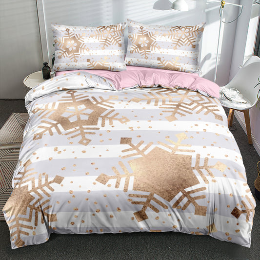 Housse de couette flocons de neige