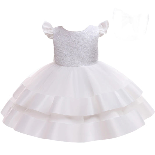 Robe bebe blanche bapteme