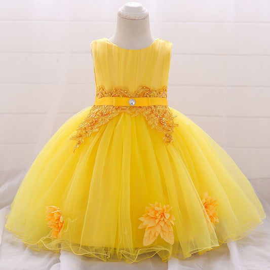 Robe bebe jaune