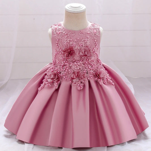 Robe bebe rose