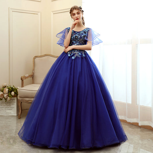 Robe bleue royale