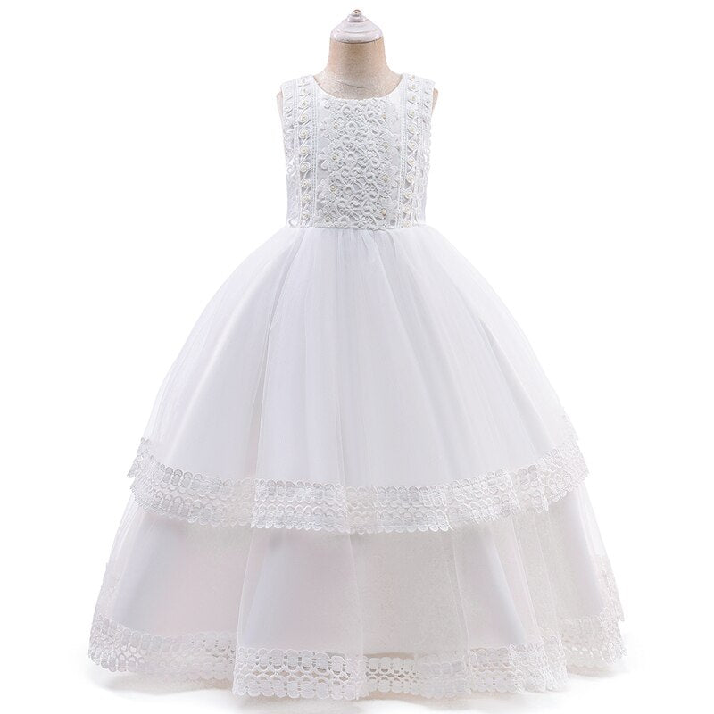 Robe broderie anglaise fille