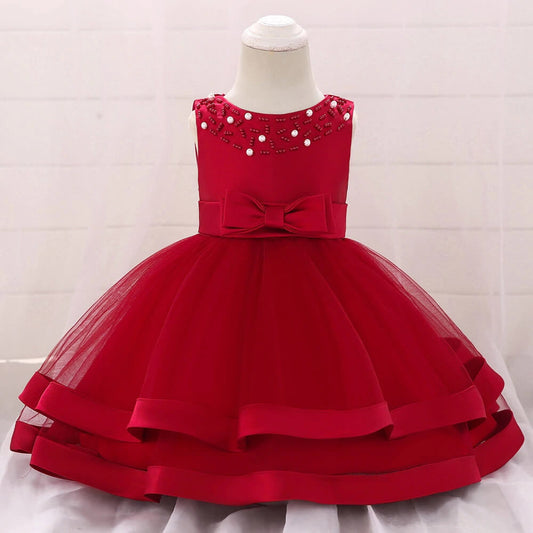 Robe bebe rouge mariage