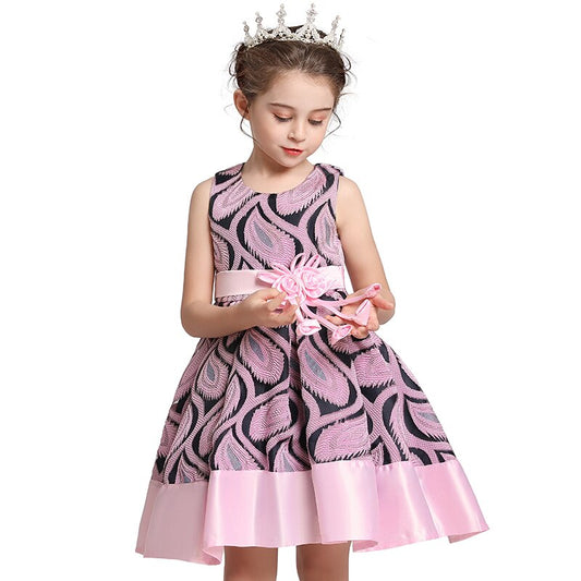 Robe ceremonie fille rose