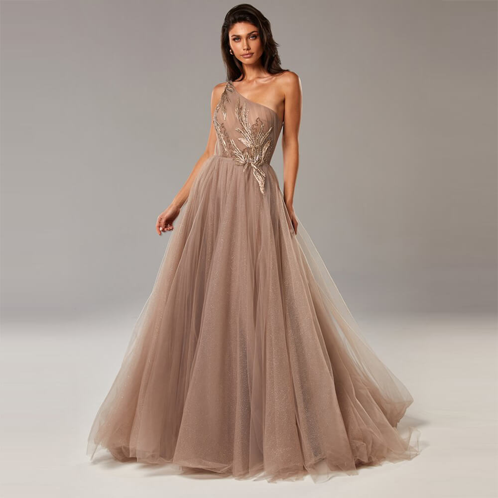 Robe de Bal de Promo Longue Princesse Magique
