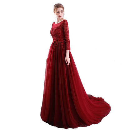 Robe de bal princesse rouge