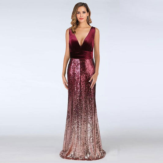 Robe de bal scintillante