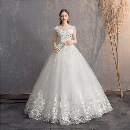 Gown Robe De Mariée Strass Et Paillette Princesse Robe De Mariée