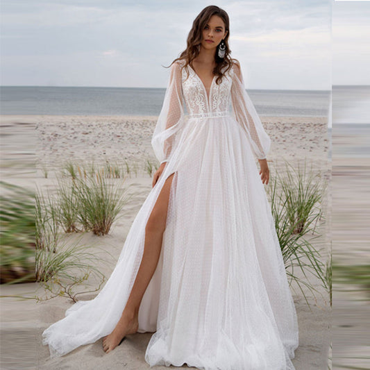 Robe de mariee princesse plage