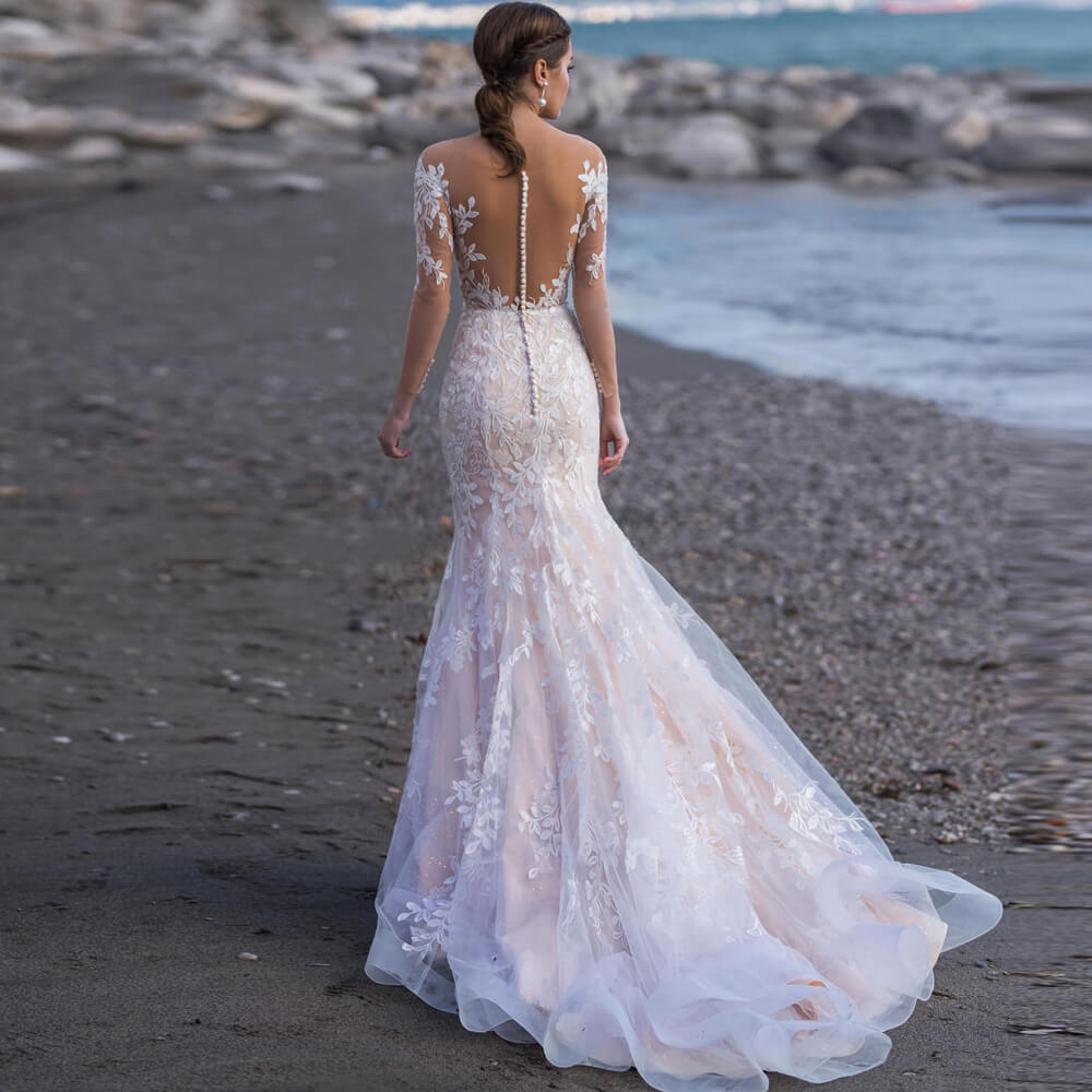 Robe de mariée sirène pas 2024 cher