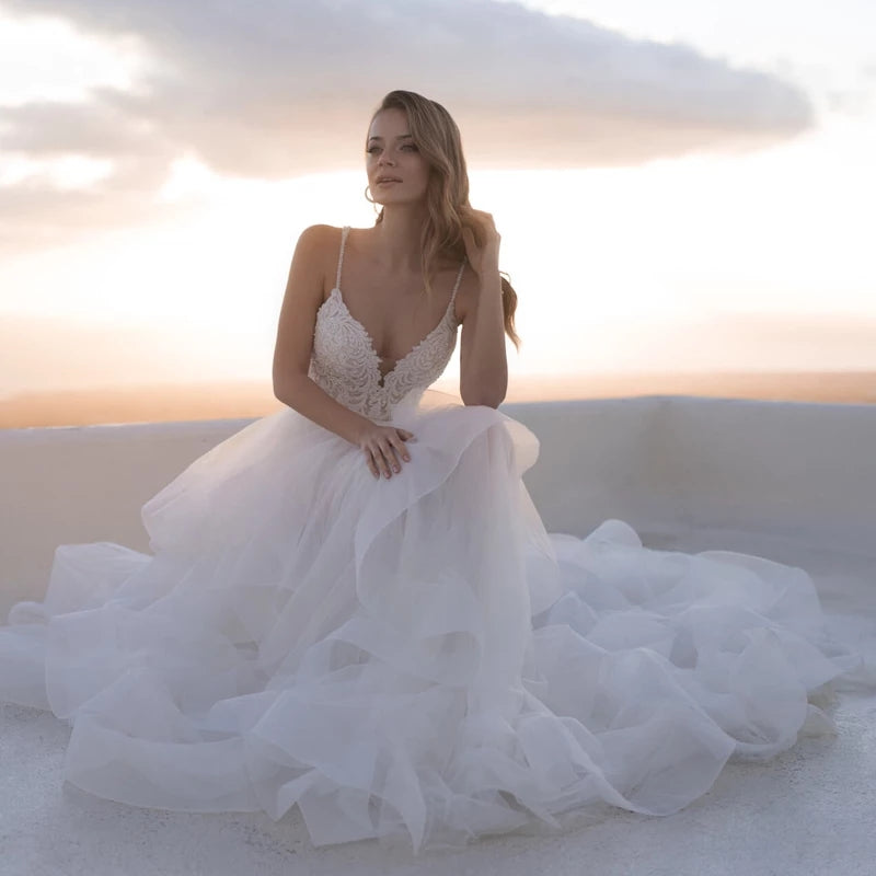 Robe discount mariée organza