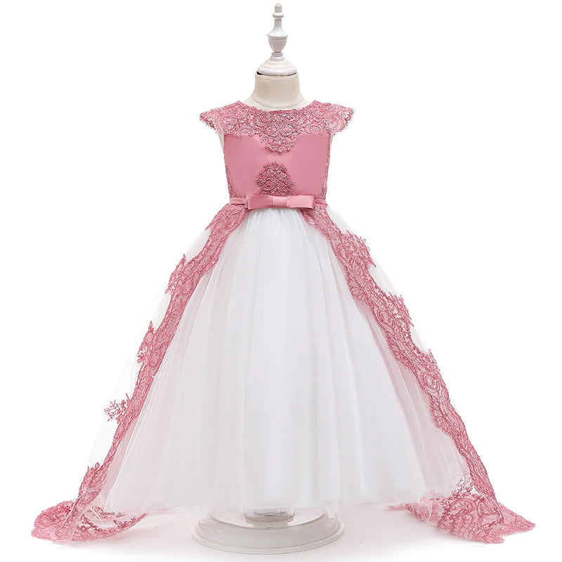 Robe fille best sale avec traine