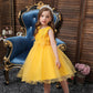 Robe de princesse jaune