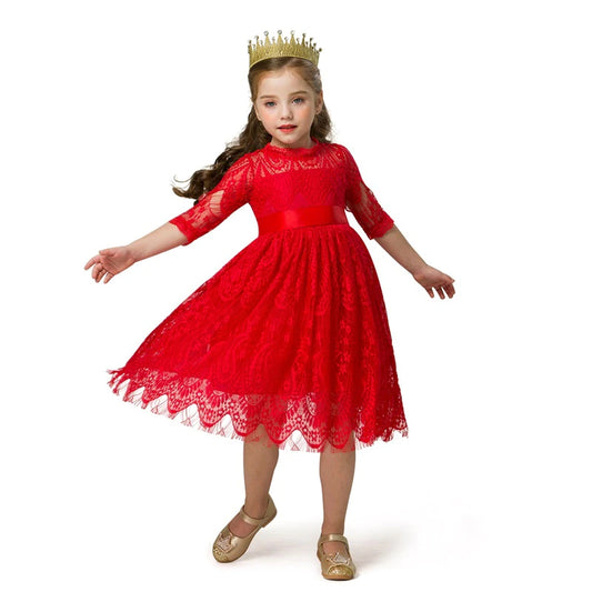 Robe de princesse rouge