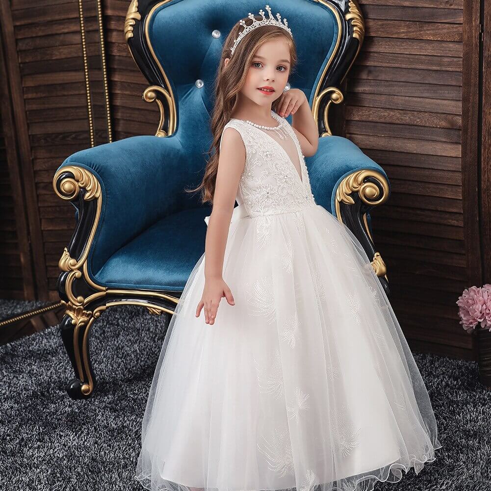 Robe de Princesse Petite Fille Ceremonie