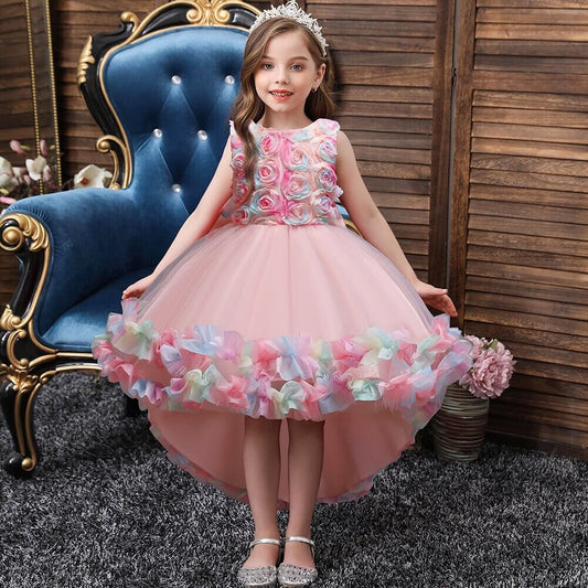 Robe princesse a fleur