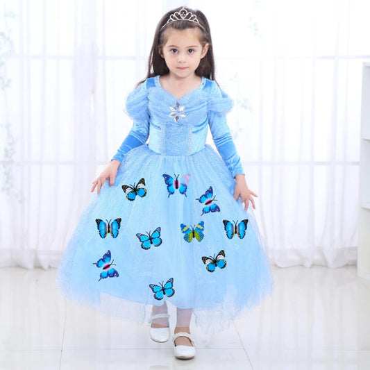 Robe princesse avec papillon