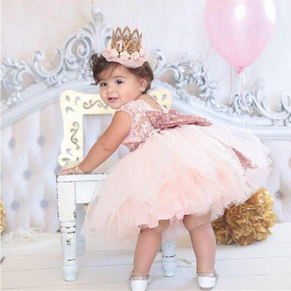 Robe Princesse Fille Robe Rose Bébé Fille Robe Princesse Bébé