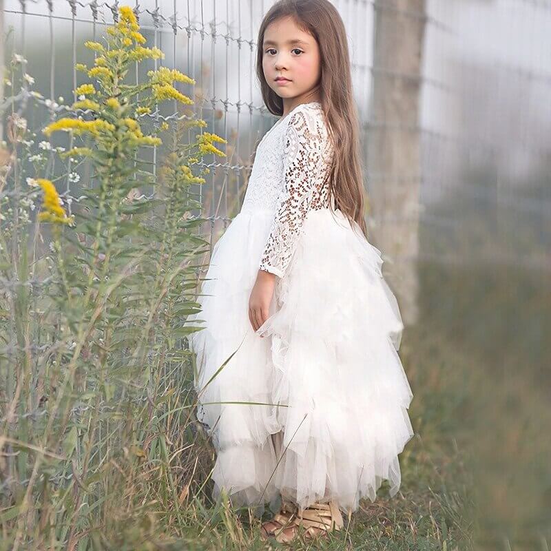 Robe princesse blanche bebe