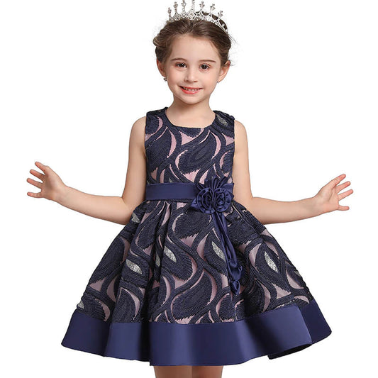 Robe princesse bleuet