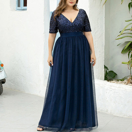 Robe princesse femme ronde