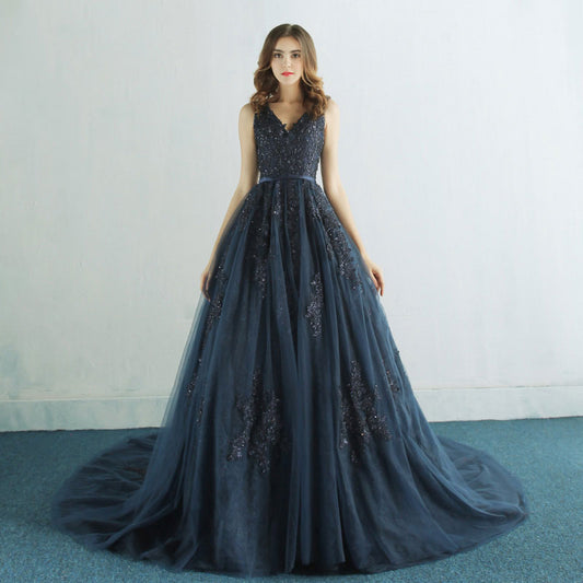 Robe princesse longue traine