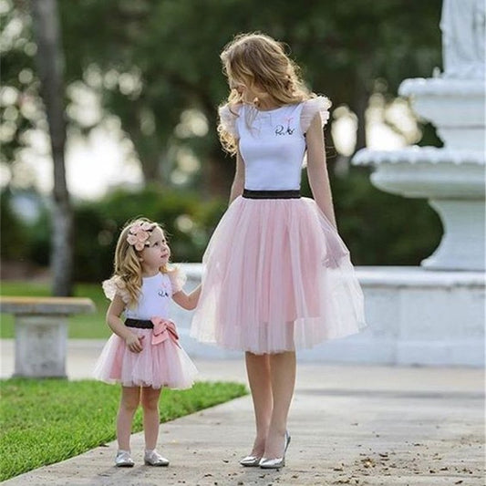 Robe princesse fille et maman