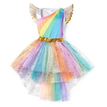 Robe princesse multicolore