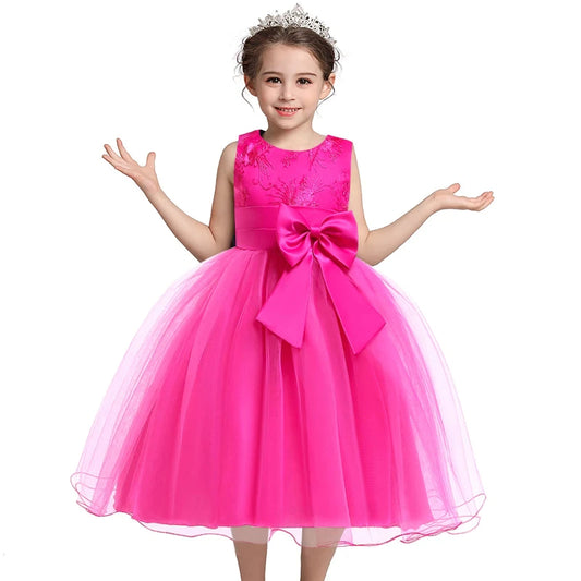 Robe princesse rose bonbon