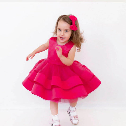 Robe princesse rouge bébé