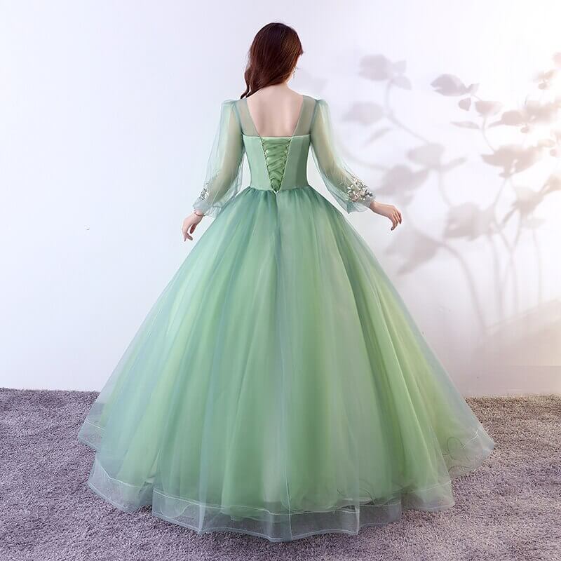 Princesse robe verte hot sale