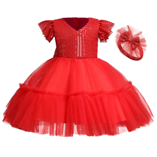 Robe reveillon bebe fille