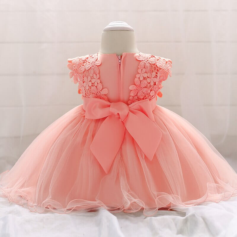 Robe B b Fille Rose Poudr