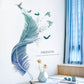 Sticker geant plumes