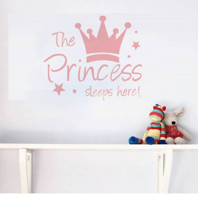 Stickers chambre princesse